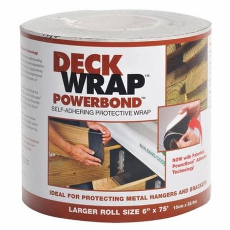 MFM BUILDING PRODUCTS 6 in x 75 ft Deck Wrap Power Bond 6 Per Rolls 54106